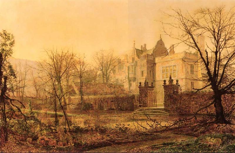 Atkinson Grimshaw Knostrop Hall, Early Morning oil painting image